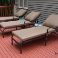 L01. 3 Lounge chairs. 